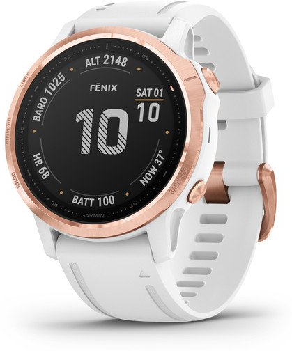 Garmin fenix 6S Pro 3,05 cm (1.2) 42 mm Negro, Oro rosa GPS (satélite)