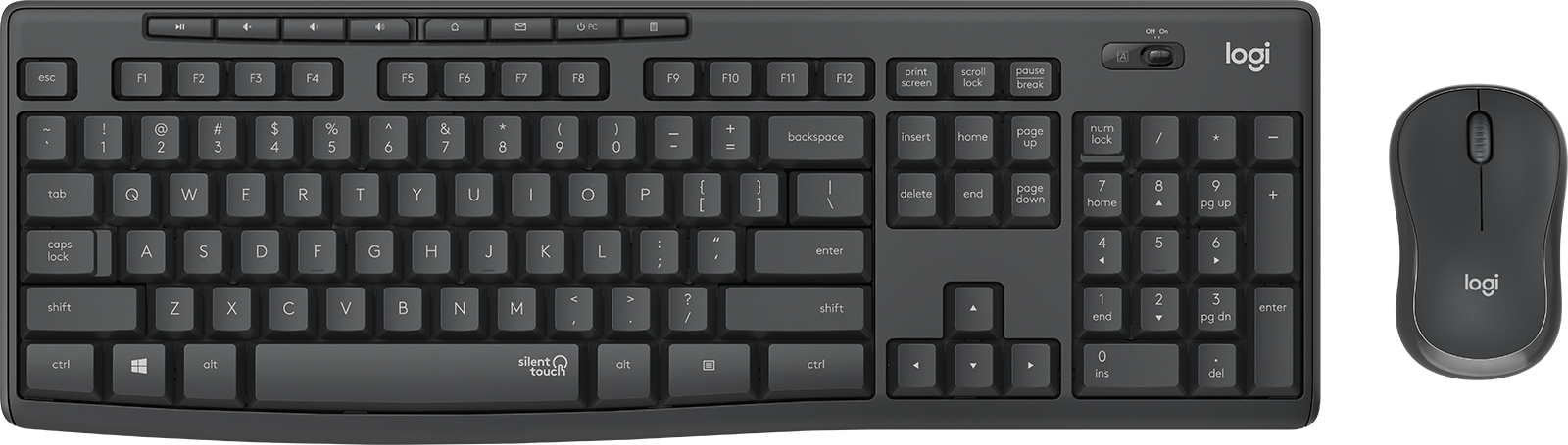 Logitech Logitech MK295 Silent Wireless Combo teclado RF in