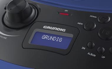 Grundig Grundig GRB 4000 BT Digital 3 W Negro, Azul, Plata