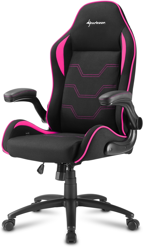 Sharkoon Elbrus 1 Silla para videojuegos universal Asiento acolchado Negro, Rosa