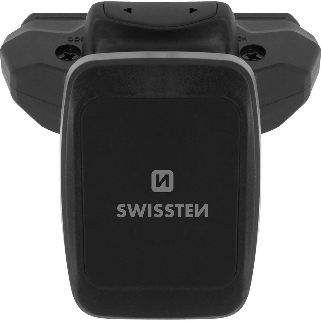 Swissten Soporte de Coche para Móvil al Lector CD Gira 360??° S-Grip - Negro