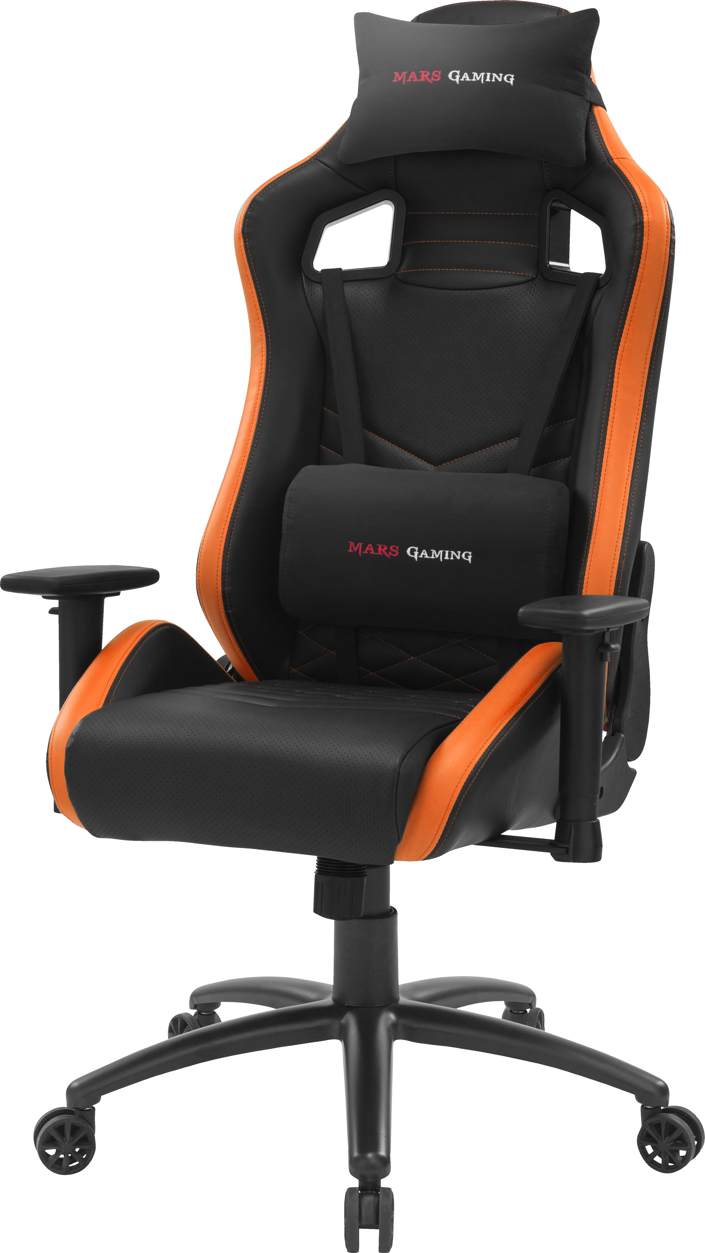 Mars Gaming MGCXNEO Silla para videojuegos universal Asiento acolchado Negro, Naranja