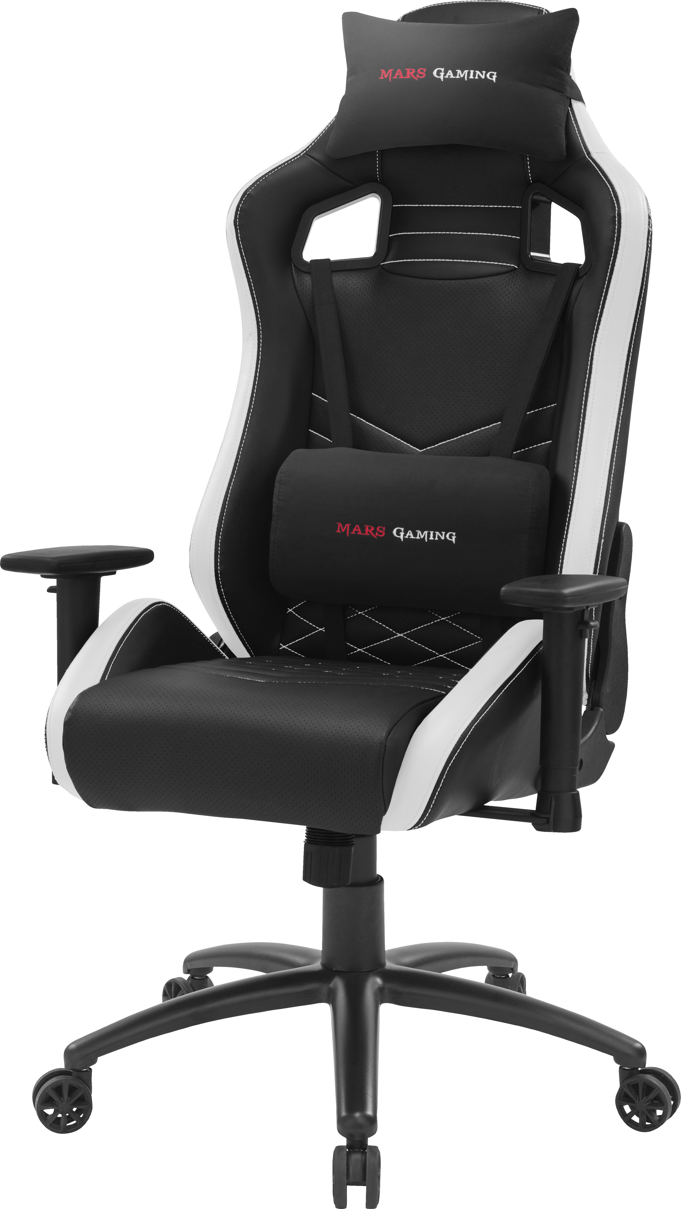 Mars Gaming MGCXNEO Silla para videojuegos universal Asiento acolchado Negro, Blanco