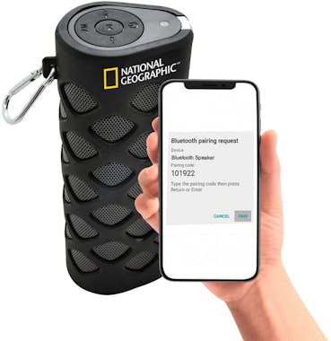 National Geographic Altavoz Bluetooth + Soporte Bici + PowerBank