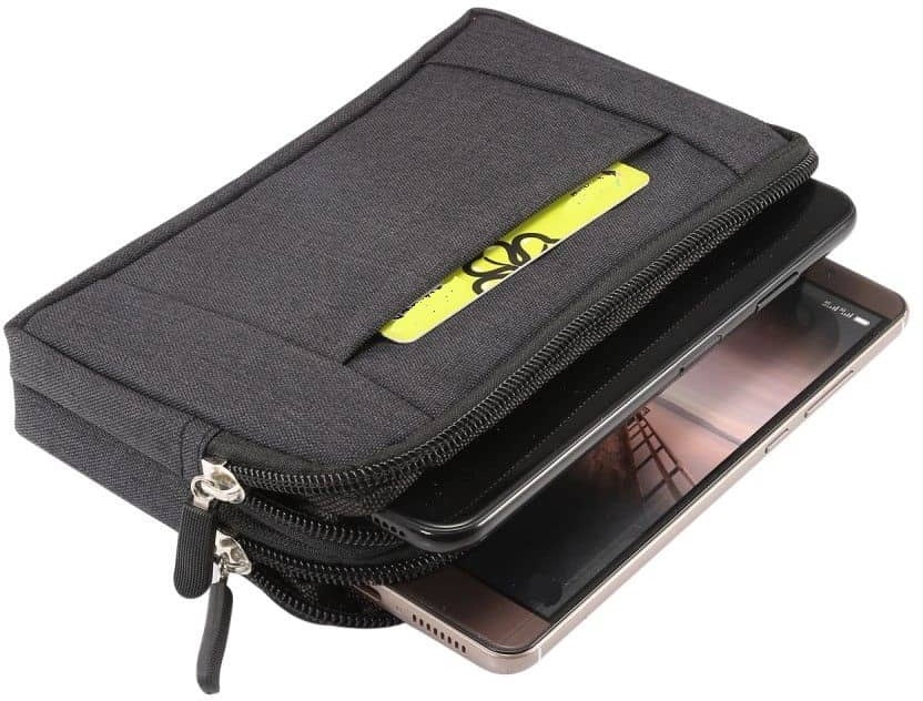 DFVmobile Funda para Wiko Jimmy Cinturon Horizontal Multiuso