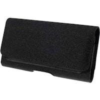 Funda Para Blu Life One X2 Cinturon Clip Metalico Horizontal Tarjetero Textil Y Piel