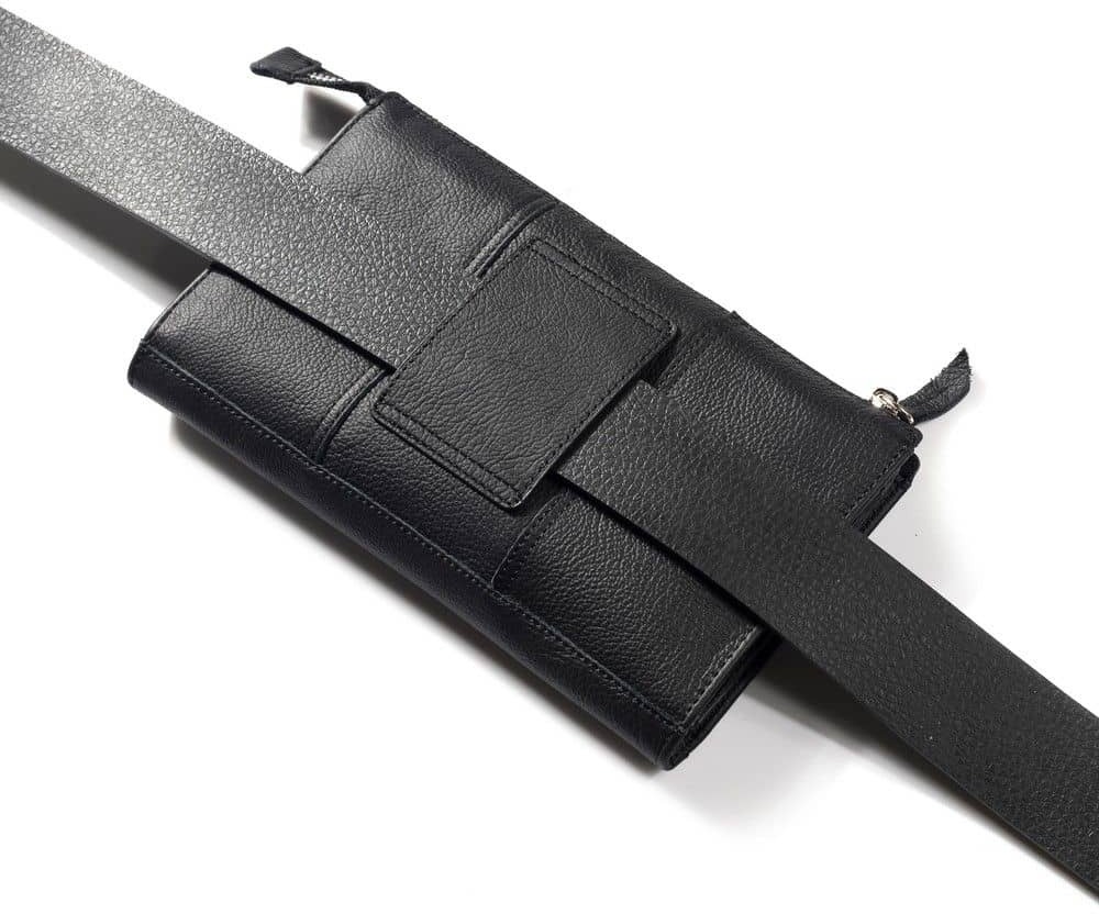 DFVmobile Funda para ZTE Blade A602 Dual Piel Natural Bolso