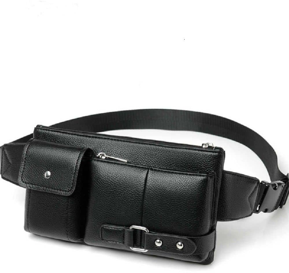 DFVmobile Funda para vivo X21 Bolso de Piel Bandolera Riñone