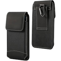 Funda De Cinturon Para Fareastone Smart 509 Con Diseno Vertical En Piel Y Nylon