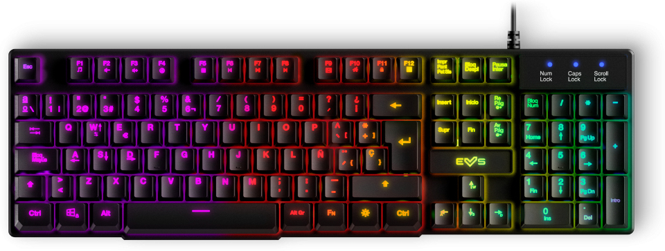 Energy Sistem ESG K2 Ghosthunter teclado USB QWERT