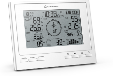 Bresser Estaci?n meteorol?gica WiFi 7 en 1 ClimateScout RC