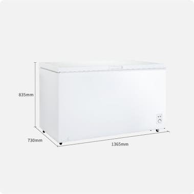 CHiQ Congelador FCF400D, 400 litros Color Blanco, 40 db