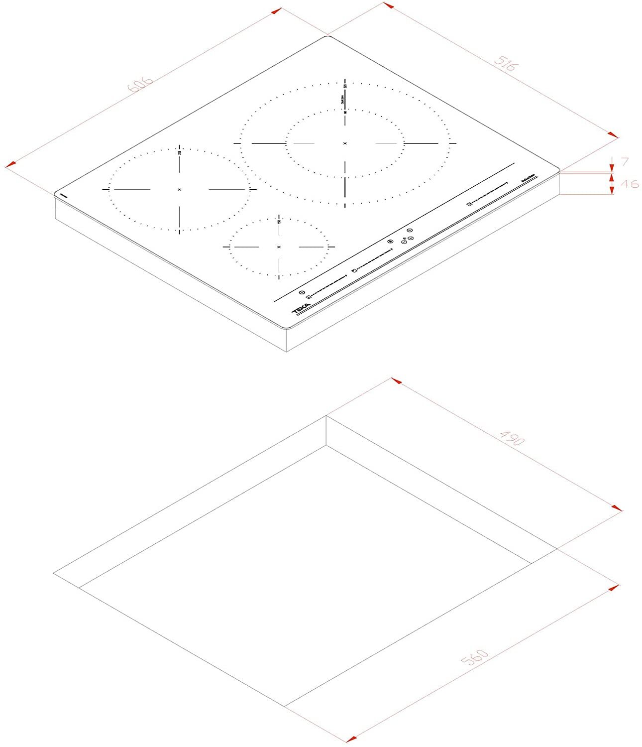 Teka ITC 63320 MSS Zona Paellera XL Placa de Inducción