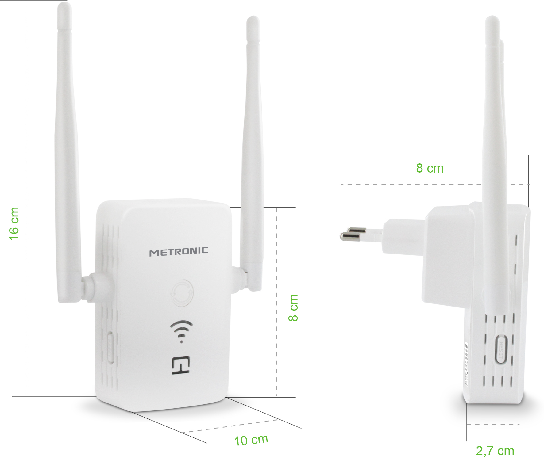 Comprar Metronic Repetidor senal WiFi 1200mbps 495439 Largo Alcanc Phone House
