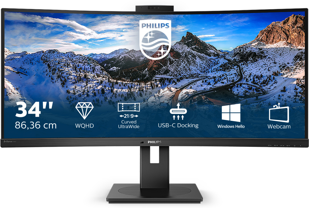 Philips Philips P Line 346P1CRH/00 LED display 86,4 cm (34