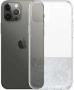 PanzerGlass Carcasa transparente vidrio templado iPhone 12 / i