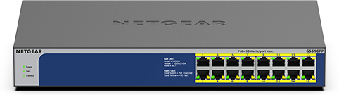 Netgear Netgear GS516PP No administrado Gigabit Ethernet (