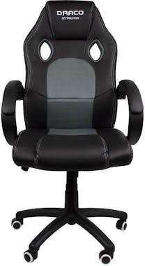 Prixton Silla De escritorio gaming draco ergonomica para y oficina altura ajustable reposabrazos relleno espuma alta hasta 120 kg negro