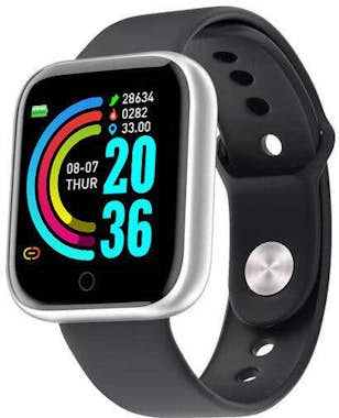 OEM Smartwatch Trend - Plata (Pulsera Negro)