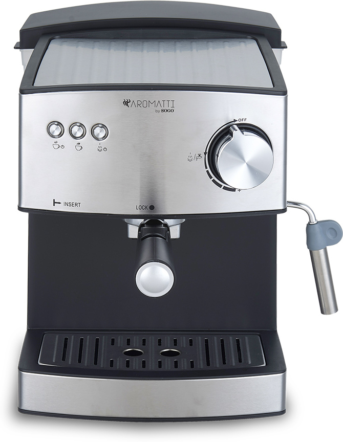 SOGO Cafetera expresso 2 en 1 de 1,6L - CAF SS-5675