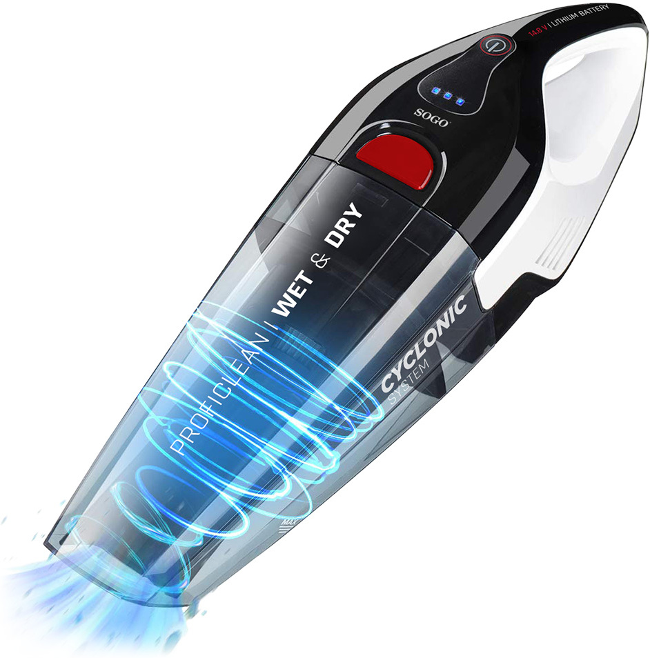 SOGO Aspiradora de mano sin clable 100W - SS-16015