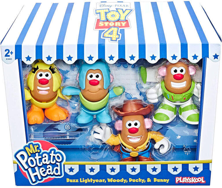 Hasbro Pack 4 Figuras Mr Potato Toy Story Disney 8Cm