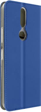 Avizar Funda Nokia 2.4 Folio Tarjetero Soporte Azul Oscur