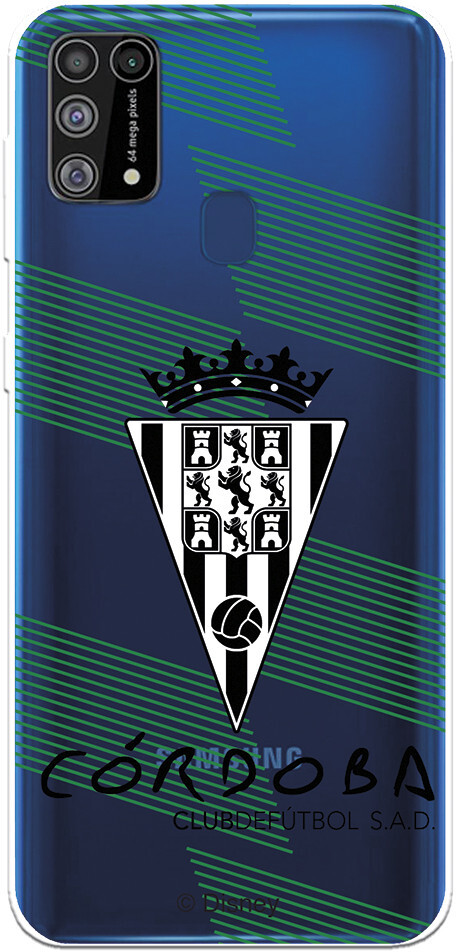 Samsung Funda para Galaxy M31 del Córdoba Escudo Blanco y