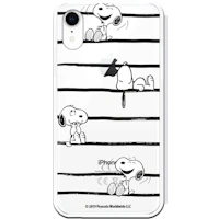 Apple Funda para iPhone XR Oficial de Peanuts Snoopy rayas - Snoopy