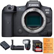 Canon R5 + BG-R10 + LP-E6NH + 600EX II-RT + 3 SanDisk 12