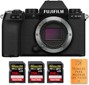 FujiFilm Fujifilm X-S10 Cuerpo + 3 SanDisk 256GB Extreme Pr