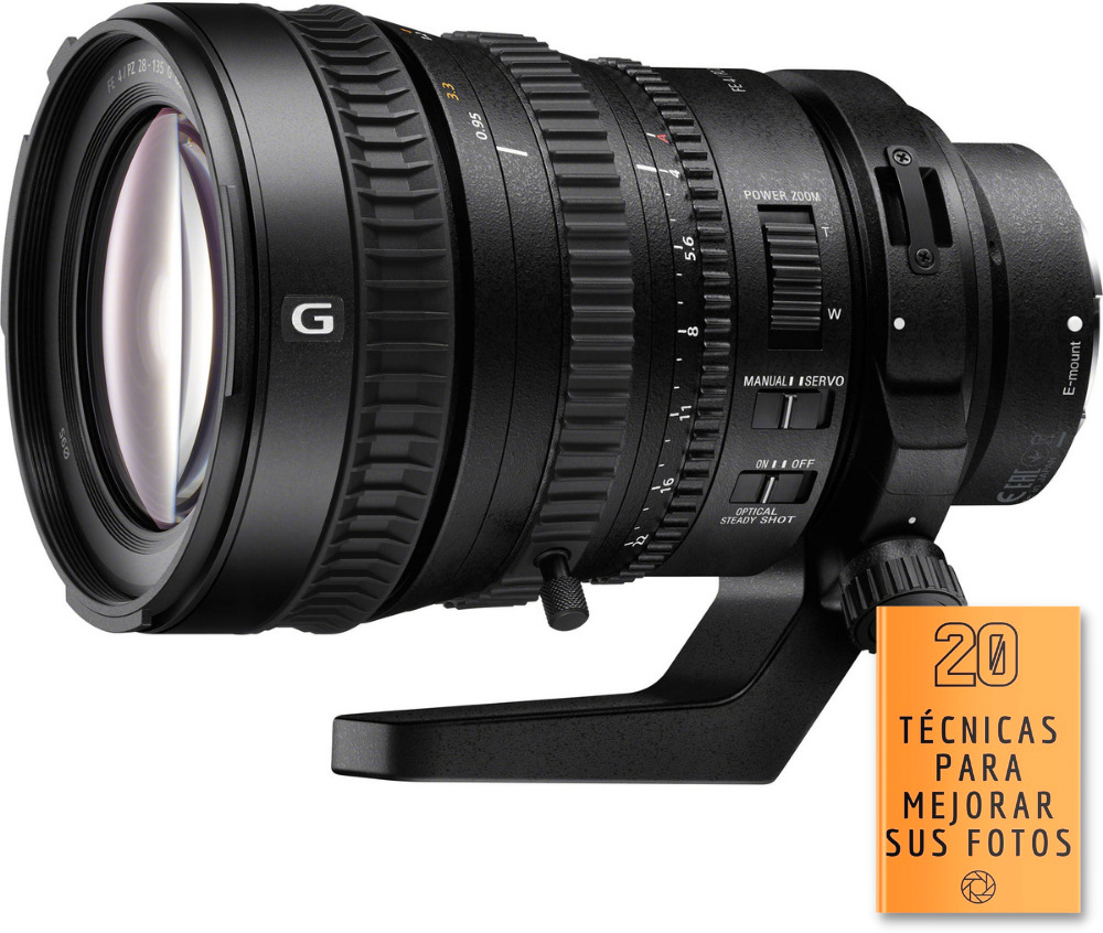 Sony SEL FE PZ 28-135 mm f/4 G OSS + PDF ""20 TÉCNICAS