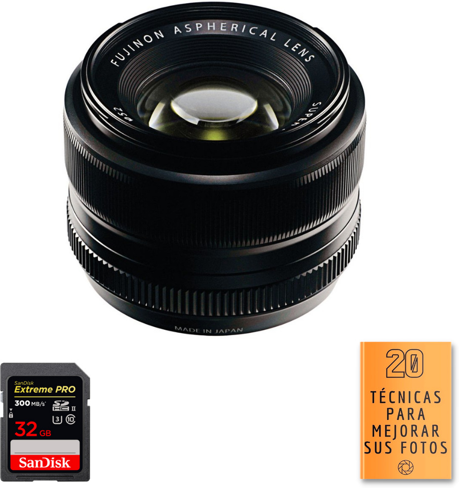FujiFilm Fujifilm XF 35mm f1.4 R + 1 SanDisk 32GB UHS-II 30