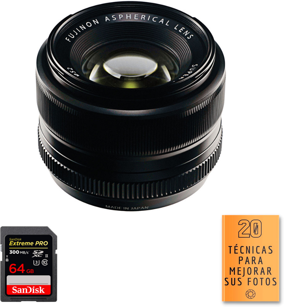 FujiFilm Fujifilm XF 35mm f1.4 R + 1 SanDisk 64GB UHS-II 30