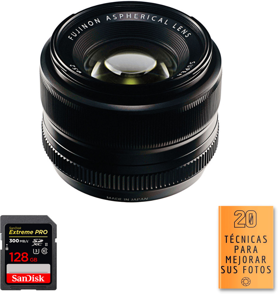 FujiFilm Fujifilm XF 35mm f1.4 R + 1 SanDisk 128GB UHS-II 3