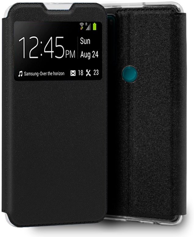 Cool Funda COOL Flip Cover para TCL 20 SE Liso Negro