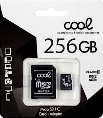 Cool Tarjeta Memoria Micro SD con Adaptador x256 GB COO