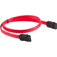 Lanberg CA-SASA-10CU-0050-R cable de SATA 0,5 m SATA 7-pin Rojo