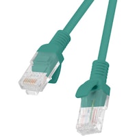 Lanberg PCU6-10CC-0050-G cable de red Verde 0,5 m Cat6 U/UTP (UTP)