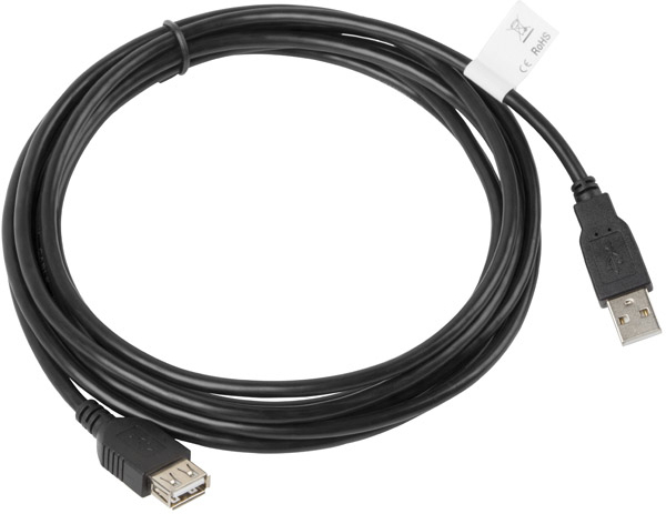 Lanberg Lanberg CA-USBE-10CC-0030-BK cable USB 3 m USB 2.0