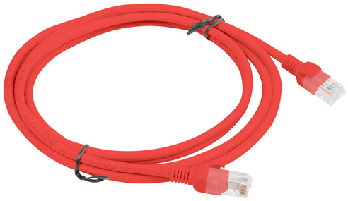 Lanberg PCU5-10CC-0200-R cable de red Rojo 0,2 m Cat5e U/UTP