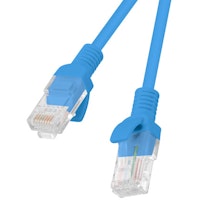 Lanberg PCU6-10CC-0200-B cable de red Azul 2 m Cat6 U/UTP (UTP)