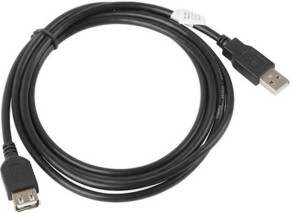 Lanberg Lanberg CA-USBE-10CC-0018-BK cable USB 1,8 m USB 2