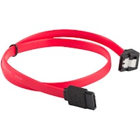 Lanberg CA-SASA-13CU-0050-R cable de SATA 0,5 m SATA 7-pin Rojo