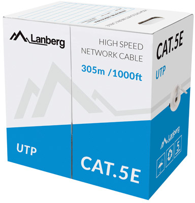 Lanberg Lanberg LCU5-11CC-0305-S cable de red Gris 305 m C