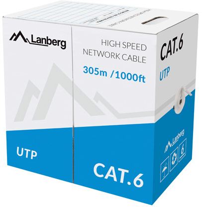 Lanberg Lanberg LCU6-10CC-0305-S cable de red Gris 305 m C