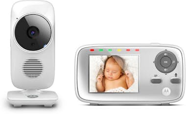 Motorola Motorola MBP483 video-monitor para bebés Plata