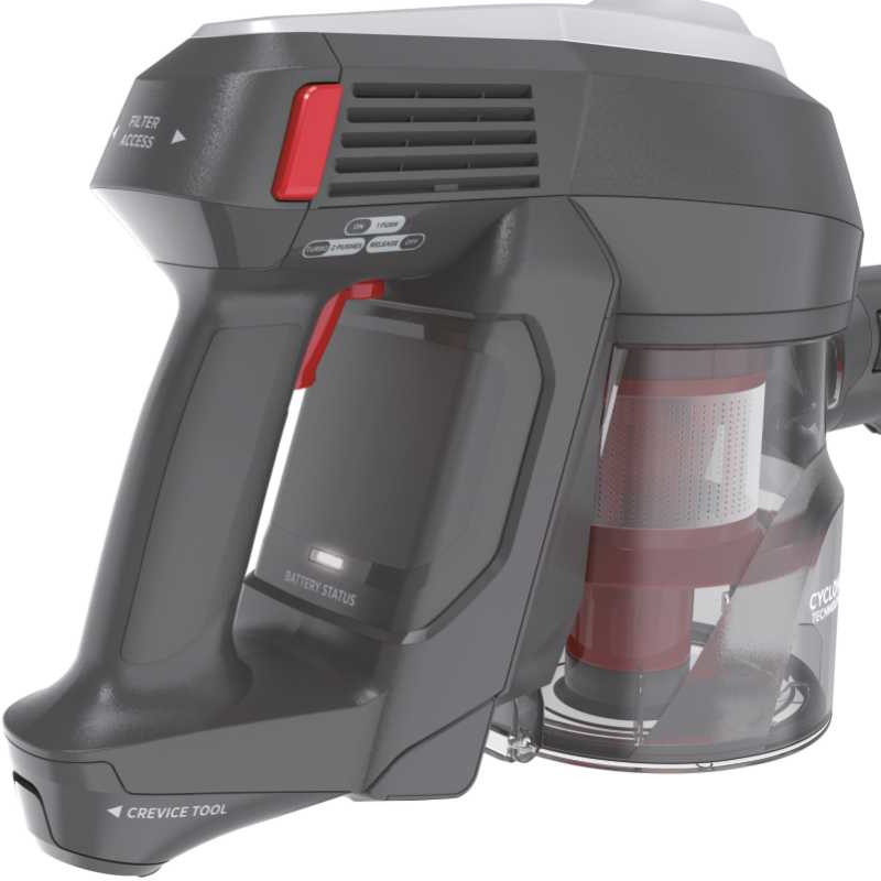 Hoover H-FREE 100 HF122GPT 011 Titanio Sin bolsa