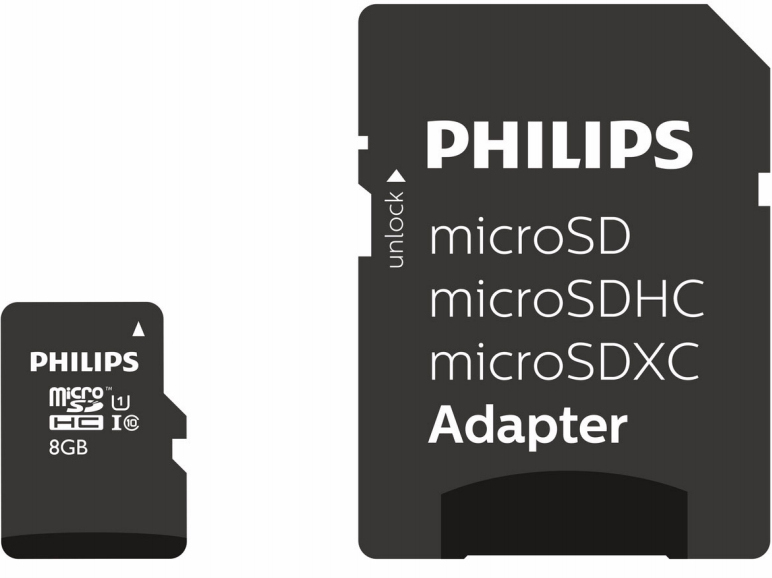 Philips Philips FM08MP45B/00 memoria flash 8 GB MicroSDHC
