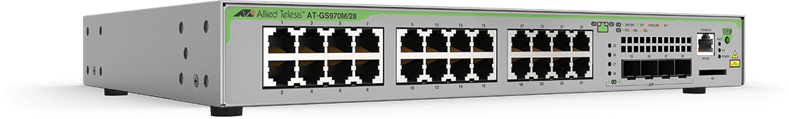 Allied Telesis GS970M Gestionado L3 Gigabit Ethernet